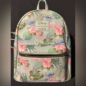 Loungefly Stitch Floral Backpack
